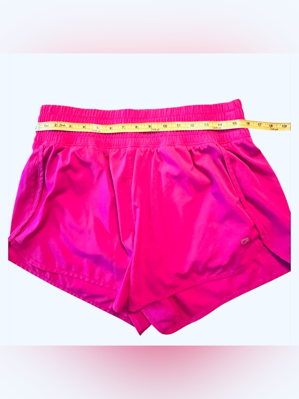 GapFit High Rise Running Shorts Hot Pink Breathable Athletic Barbiecore Large - Picture 8 of 11